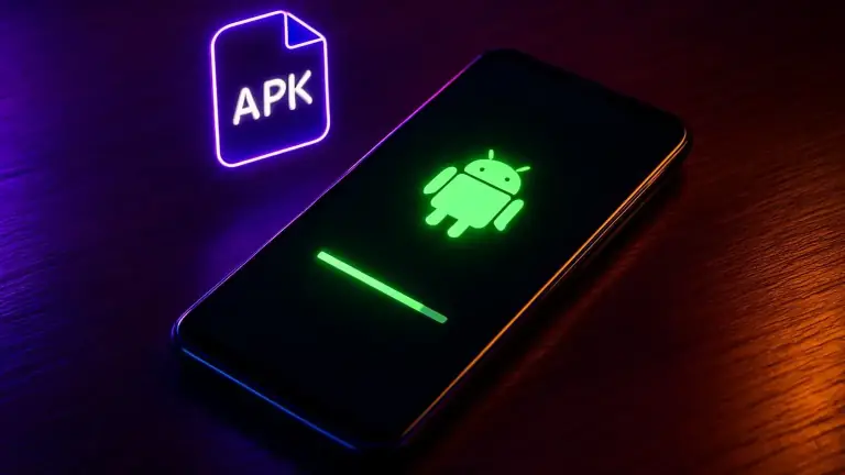 Installing the 84BD Android app from the APK file on a smartphone